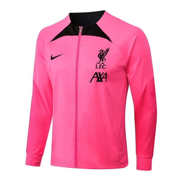 Sweatjacken Liverpool 2023 Pink Schwarz
